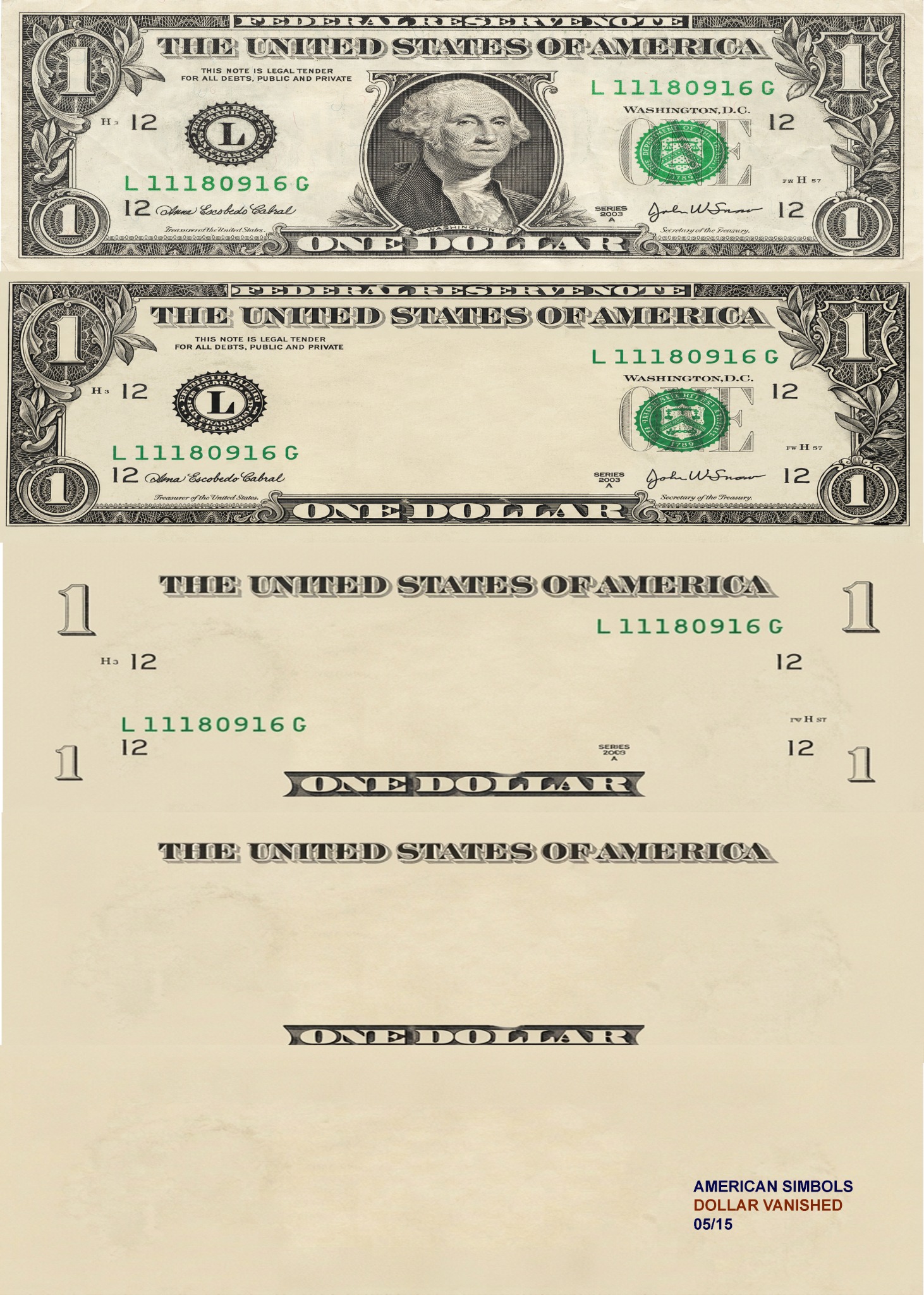 Dollar Vanished — AMERICAN SYMBOLS